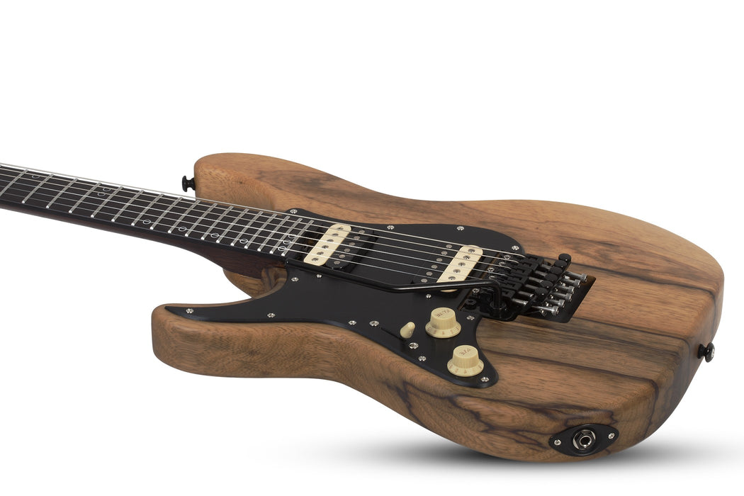 Schecter Svss Exotic Black Limba Left-Handed Electric Guitar - Black Limba