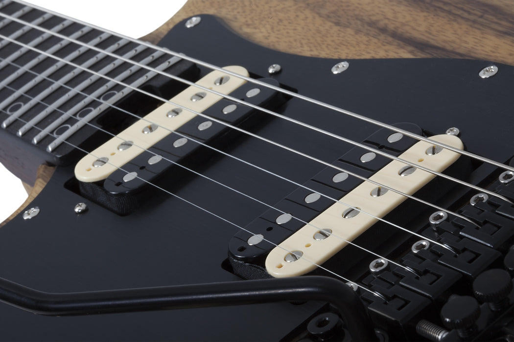 Schecter Svss Exotic Black Limba Left-Handed Electric Guitar - Black Limba