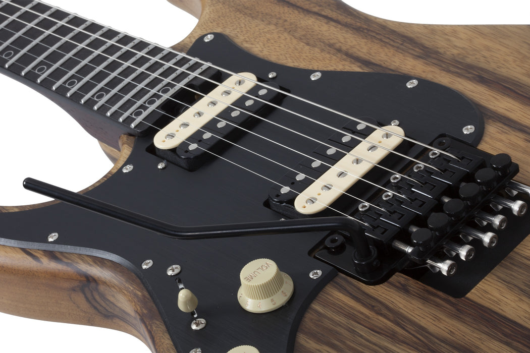 Schecter Svss Exotic Black Limba Left-Handed Electric Guitar - Black Limba