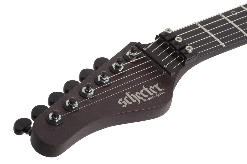 Schecter Svss Exotic Black Limba Left-Handed Electric Guitar - Black Limba