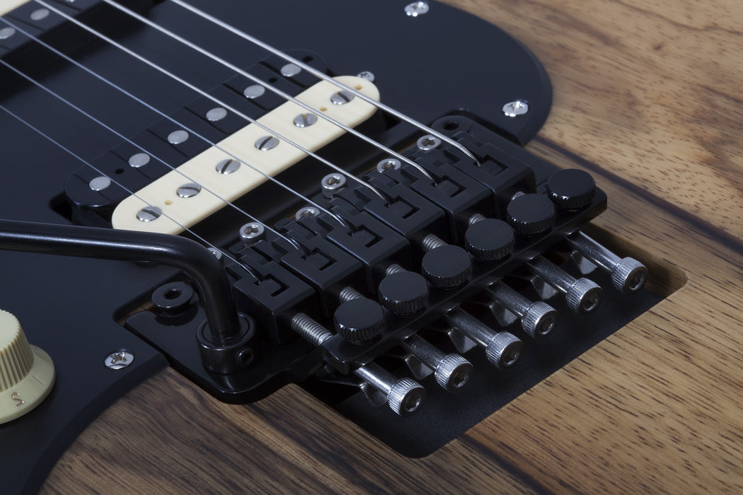 Schecter Svss Exotic Black Limba Left-Handed Electric Guitar - Black Limba