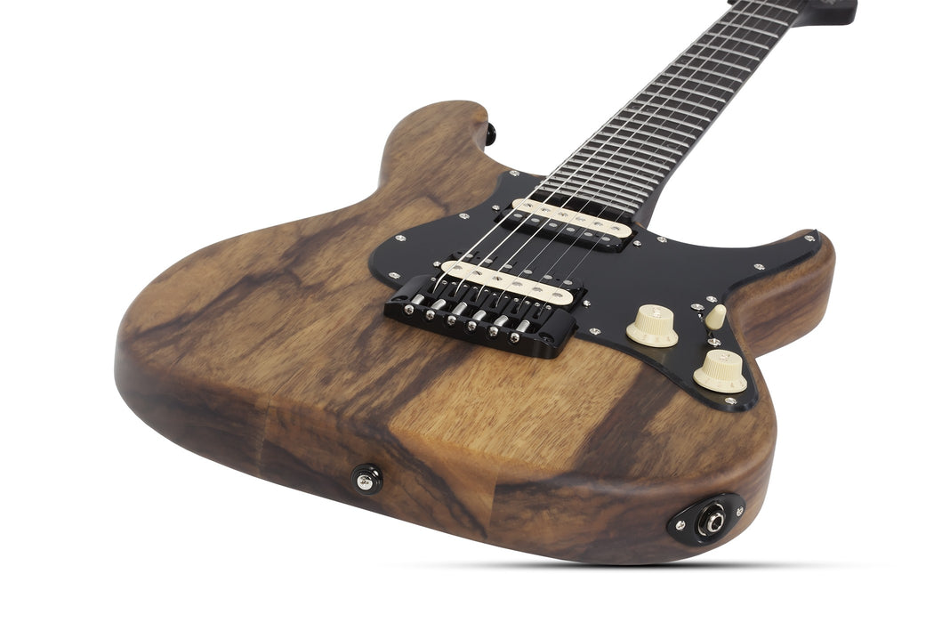Schecter Svss Exotic HT Black Limba Electric Guitar - Black Limba