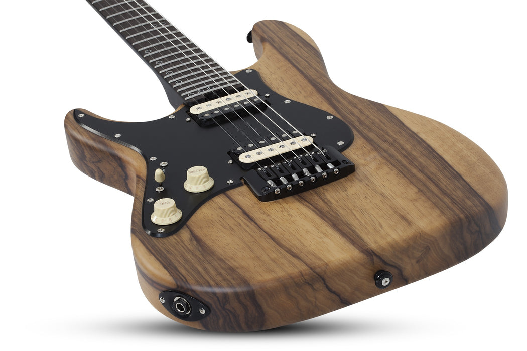 Schecter Svss Exotic HT Black Limba Left-Handed Electric Guitar - Black Limba