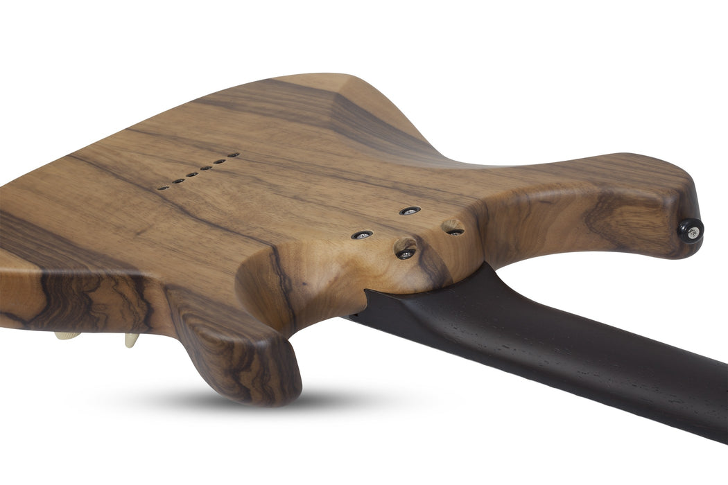 Schecter Svss Exotic HT Black Limba Left-Handed Electric Guitar - Black Limba