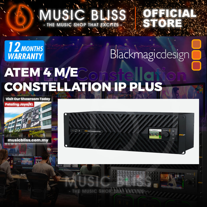 Blackmagic Design ATEM 4 M/E Constellation IP Plus Live Production Video Switcher
