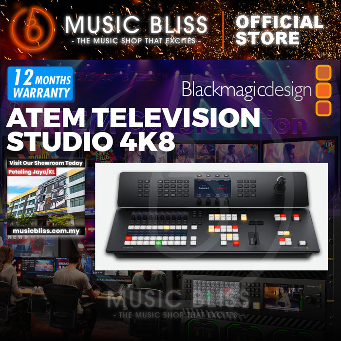 Blackmagic Design ATEM Television Studio 4K8 Live Production Switcher