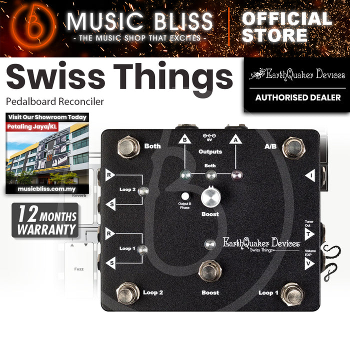 EarthQuaker Devices Swiss Things Pedalboard Reconciler