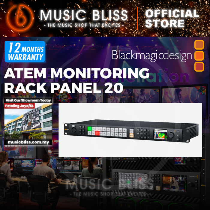 Blackmagic Design ATEM Monitoring Rack Panel 20 Video Switching Controller