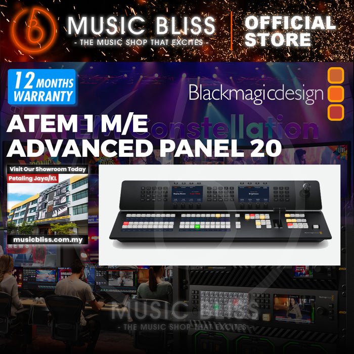 Blackmagic Design ATEM 1 M/E Advanced Panel 20 Video Switching Controller