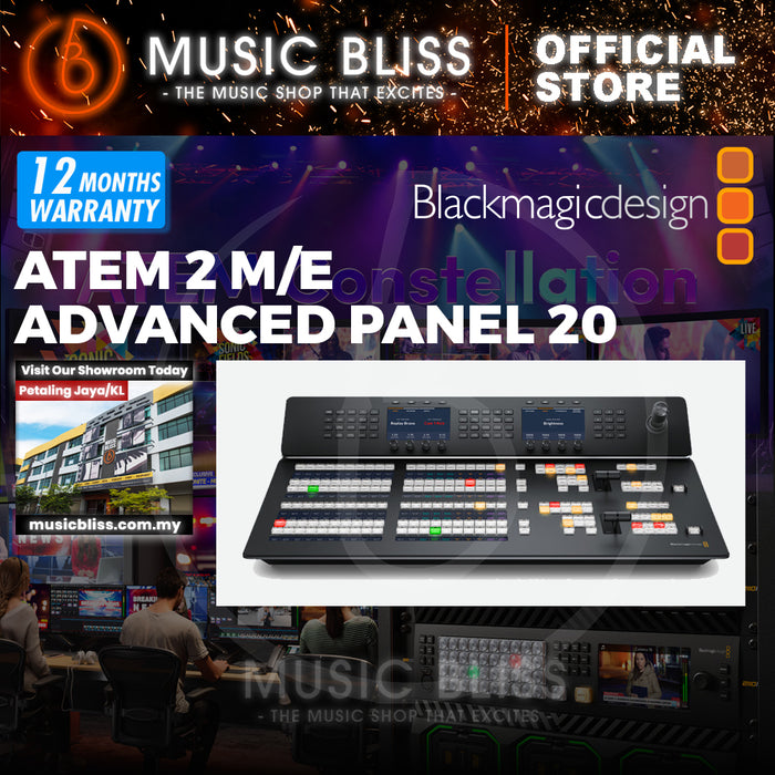 Blackmagic Design ATEM 2 M/E Advanced Panel 20 Video Switching Controller