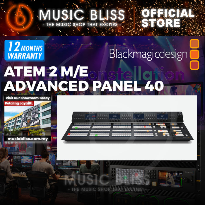 Blackmagic Design ATEM 2 M/E Advanced Panel 40 Video Switching Controller