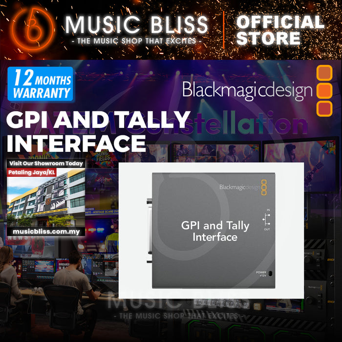 Blackmagic Design GPI and Tally Interface for ATEM Production Switchers