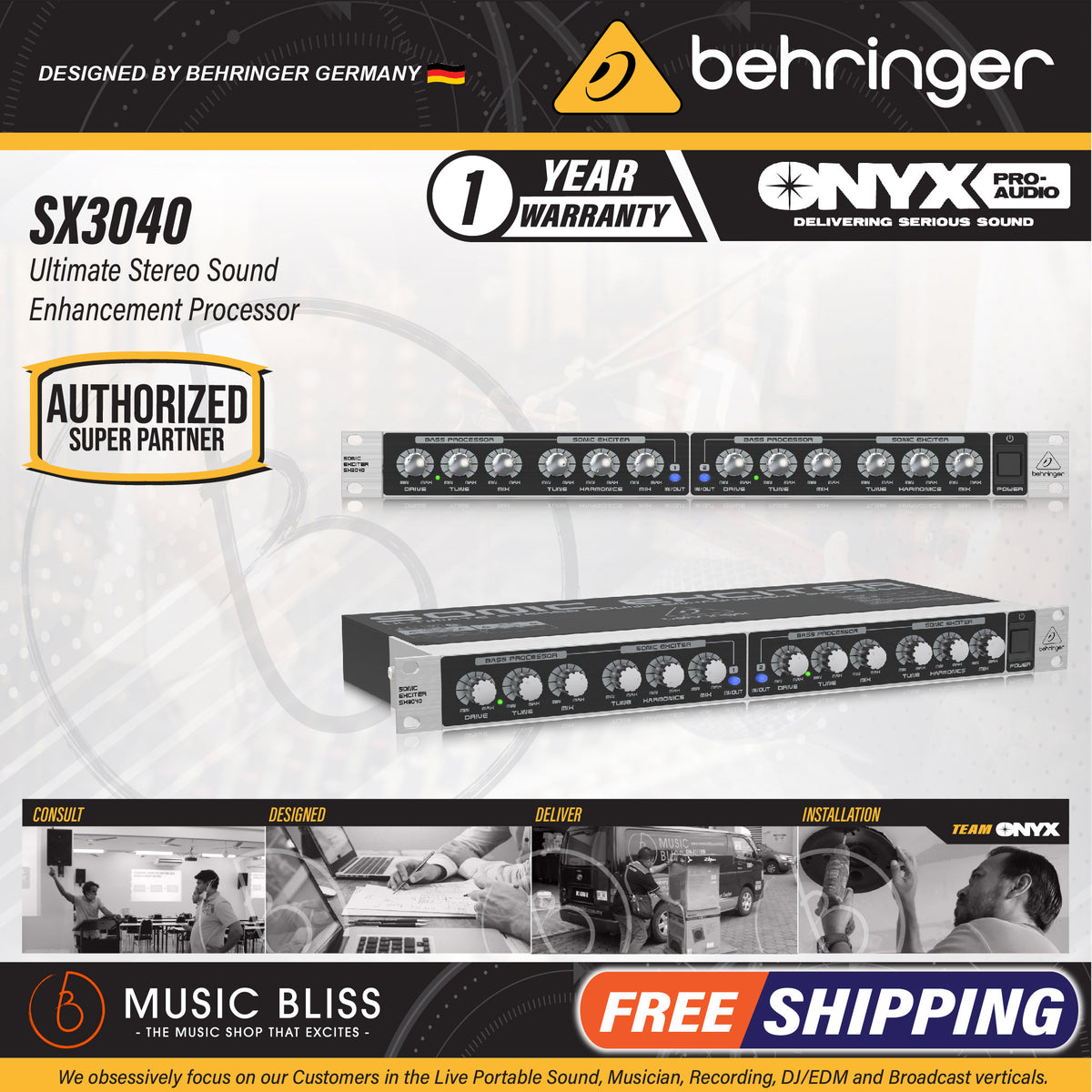 Behringer SX3040 V2 Ultimate Stereo Sound Enhancement Processor
