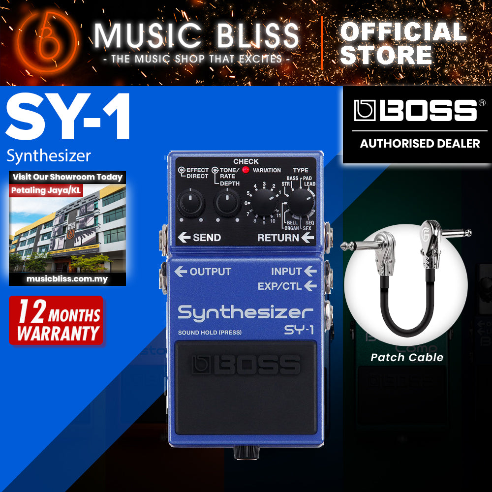 Boss SY-1 Guitar Synthesizer Pedal (SY1) | Music Bliss Malaysia
