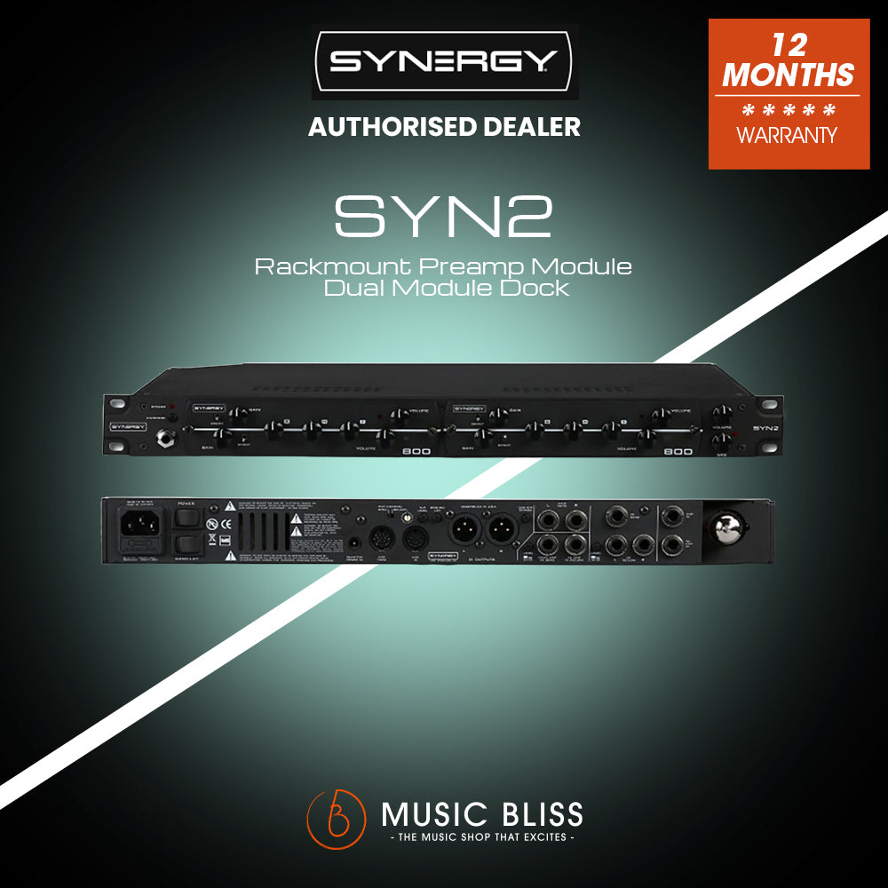 Synergy SYN2 Rackmount Preamp Module Dual Module Dock | Music Bliss ...