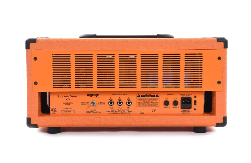 Orange CS50 Custom Shop 50-watt Tube Head (Made in UK) - Music Bliss Malaysia