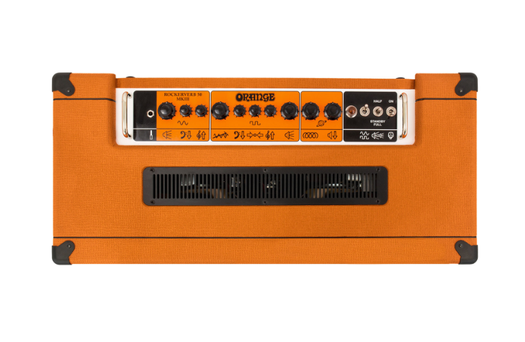 Orange Rockerverb 50C MkIII Neo 2 x 12-inch Tube Combo Amp - Orange (Made in UK) - Music Bliss Malaysia