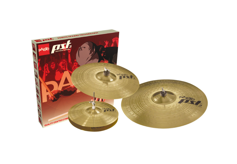 Paiste PST 3 Universal Cymbal Set - 14"/16"/20" - Music Bliss Malaysia