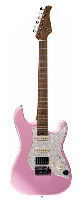 GTRS Standard S801 Intelligent Electric Guitar with Built-In Effects - Pink - Music Bliss Malaysia