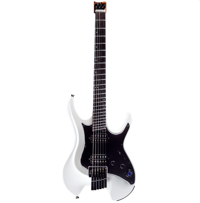GTRS Wing W800 Intelligent Headless Electric Guitar with Built-In Effects - Pearl White - Music Bliss Malaysia