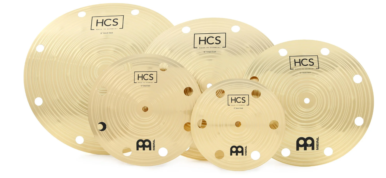 Meinl HCS80246SM Cymbals HCS Smack Stack Cymbal Pack - 8/10/12/14/16"
