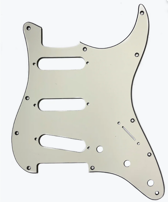 ALLPARTS PG-0552-050 11-hole Pickguard for Stratocaster Parchment 3-ply