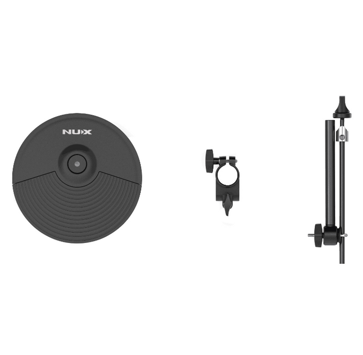 NUX 10" Cymbal Pad Set Extension Kits With Joint Clip And Holder For DM-210