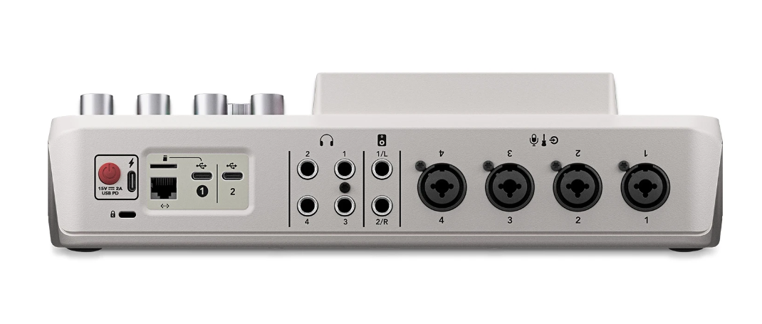 Rode RodeCaster Pro II All-in-One Production Solution for Podcasting, Streaming, Music Production and Content Creation - White