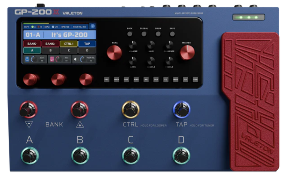 Valeton GP-200X Guitar Multi-Effect Amp Simulator