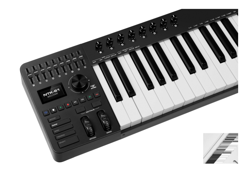 NUX NTK-61 61-Key MIDI Controller Keyboard