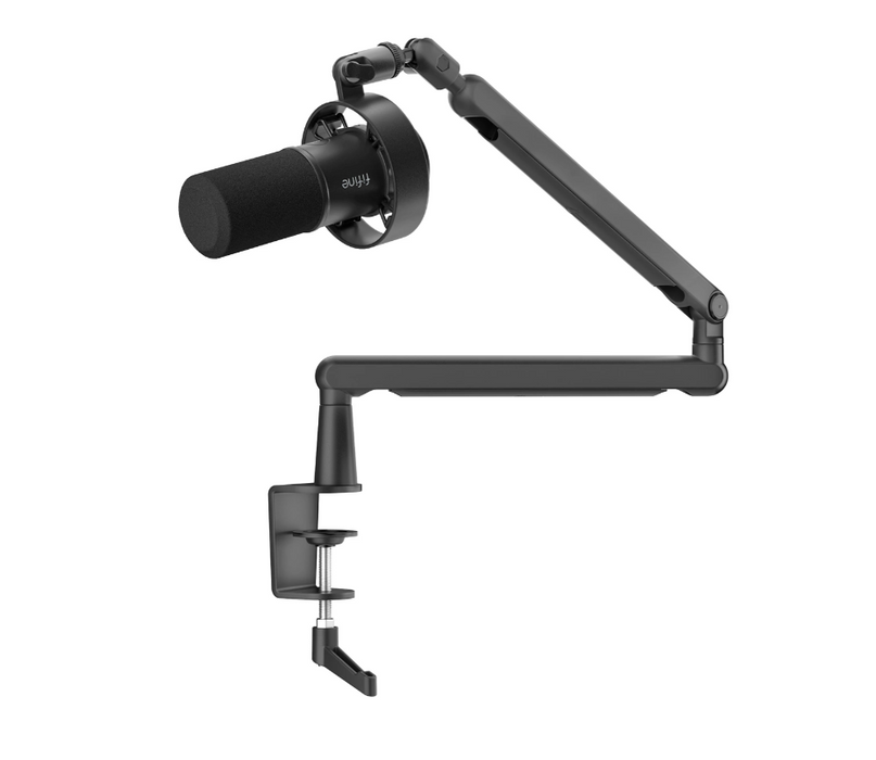 FIFINE T688 Podcast Microphone Kit, USB/XLR Dynamic Microphone with Boom Arm for PC/XLR Mixer, Gaming Mic with Mute Button, Headphone Jack for Vocal, Voice-Over, Streaming, Music Recording