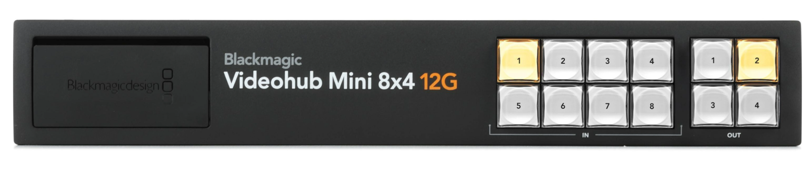 Blackmagic Design Videohub Mini 8-in x 4-out 12G Video Router