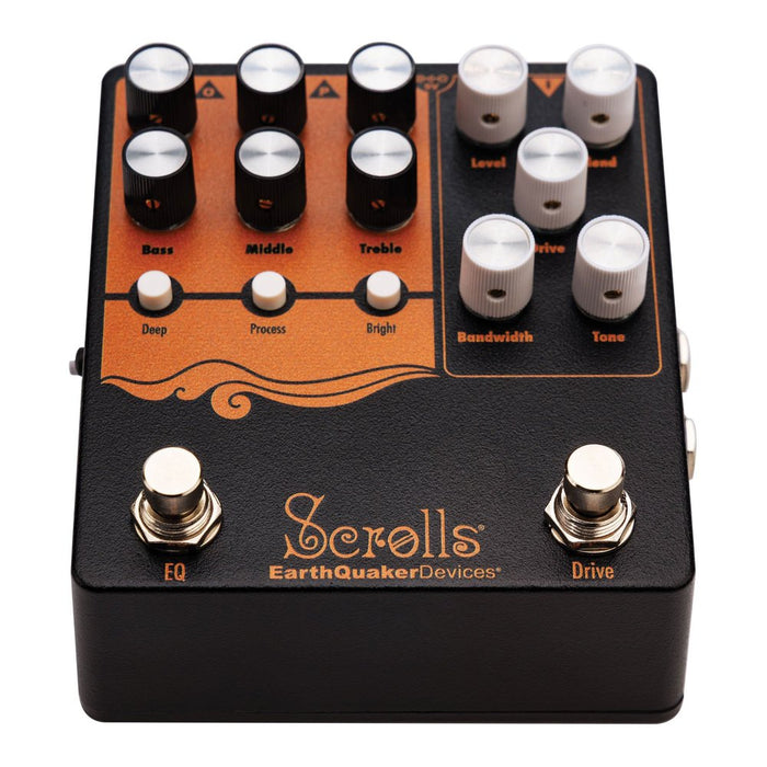 EarthQuaker Devices Scrolls Bass Odyssey Preamp & Drive (Designed with Kentaro Nakao)