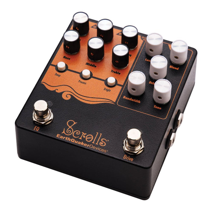 EarthQuaker Devices Scrolls Bass Odyssey Preamp & Drive (Designed with Kentaro Nakao)