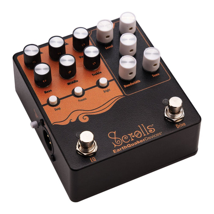 EarthQuaker Devices Scrolls Bass Odyssey Preamp & Drive (Designed with Kentaro Nakao)