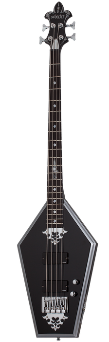 Schecter Sean Yseult Coffin Electric Bass Guitar - Gloss Black