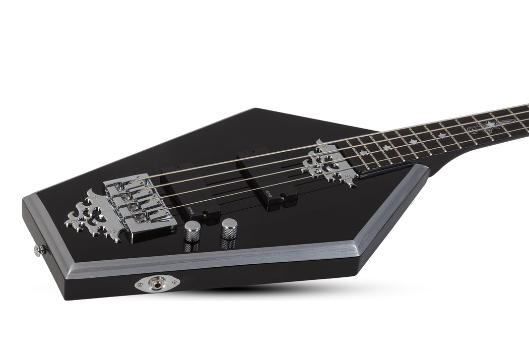 Schecter Sean Yseult Coffin Electric Bass Guitar - Gloss Black