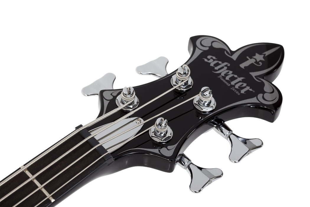 Schecter Sean Yseult Coffin Electric Bass Guitar - Gloss Black
