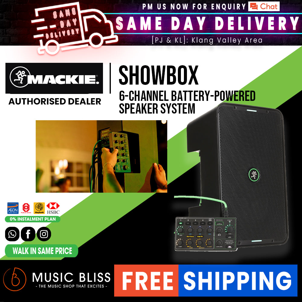 Mackie ShowBox All-in-one Performance Rig | Music Bliss Malaysia