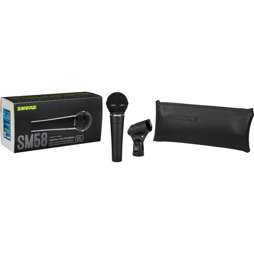 Shure SM58 Special Black Edition Handheld Dynamic Vocal Microphone - Black