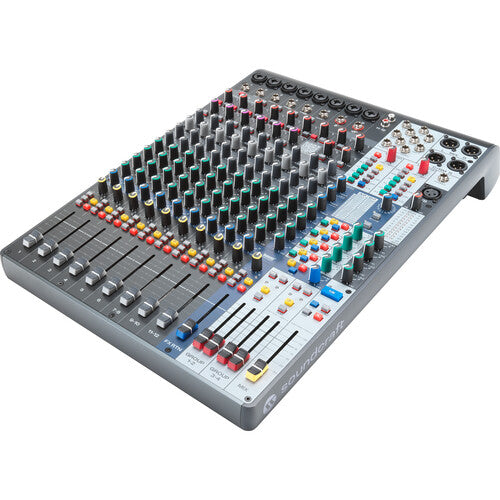 Soundcraft Signature Plus 12 Analog Connected Mixing Console with 12 Input Channels