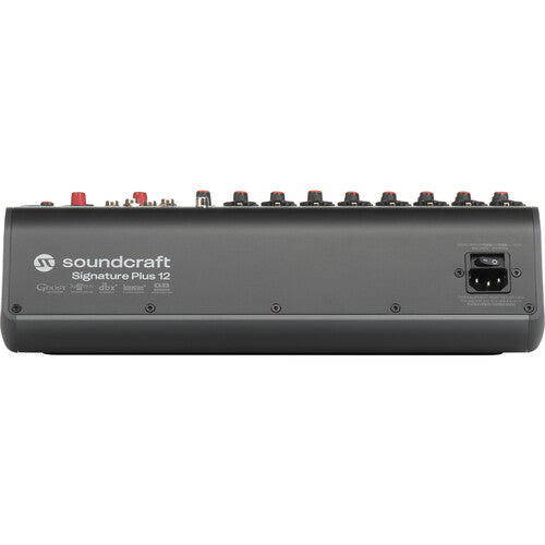 Soundcraft Signature Plus 12 Analog Connected Mixing Console with 12 Input Channels