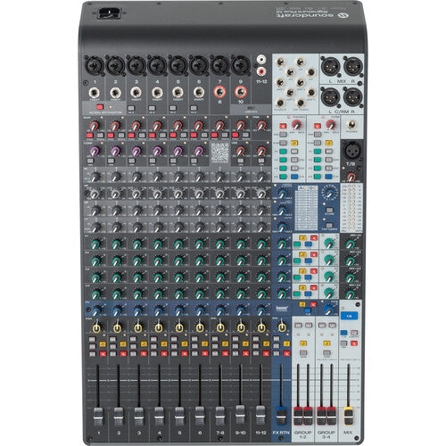 Soundcraft Signature Plus 12 Analog Connected Mixing Console with 12 Input Channels