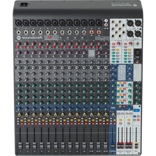Soundcraft Signature Plus 16 Analog Connected Mixing Console with 16 Input Channels