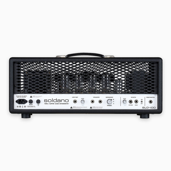Soldano SLO-100 Super Lead Overdrive 100-watt Tube Head - Metal Grille - Music Bliss Malaysia