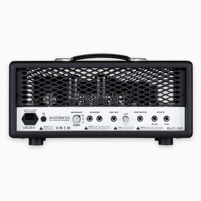 Soldano SLO-30 Super Lead Overdrive 30-watt Tube Head - Metal Grille - Music Bliss Malaysia