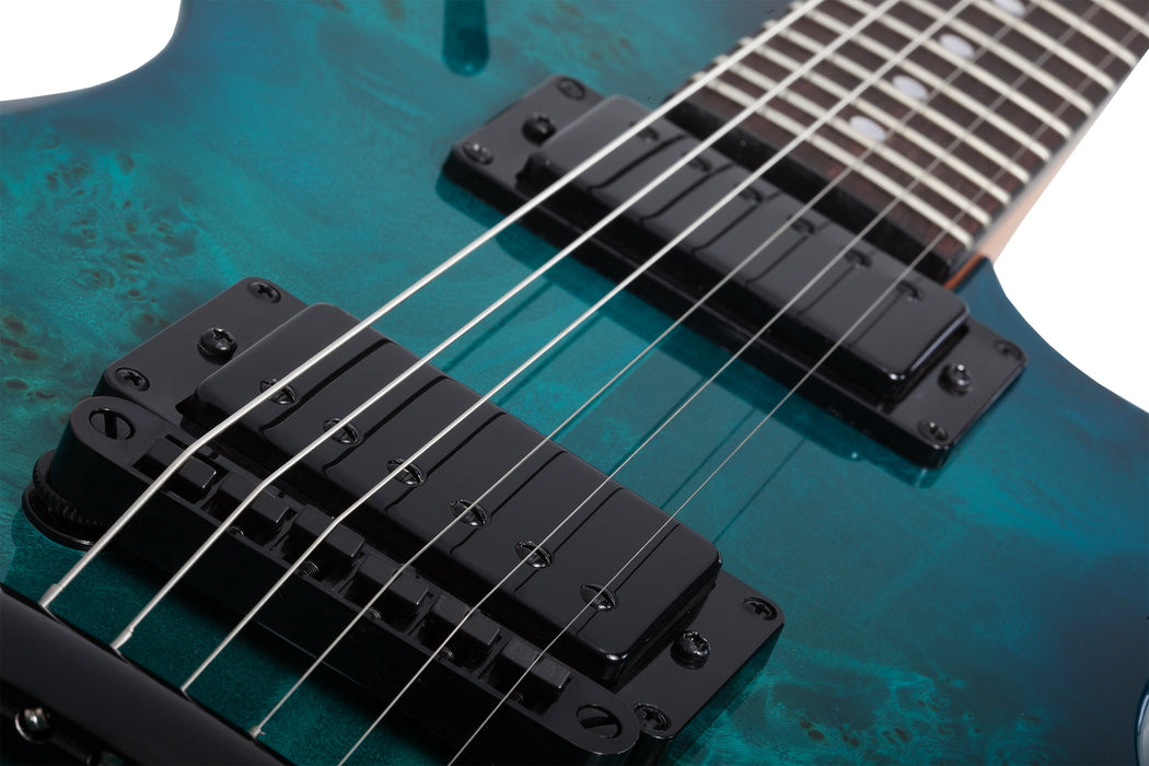 Schecter Solo-II Standard Electric Guitar - Ocean Blue Burst