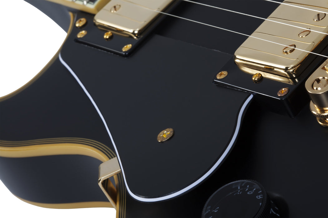 Schecter Solo-II Custom Left-Handed Electric Guitar - Aged Black Satin