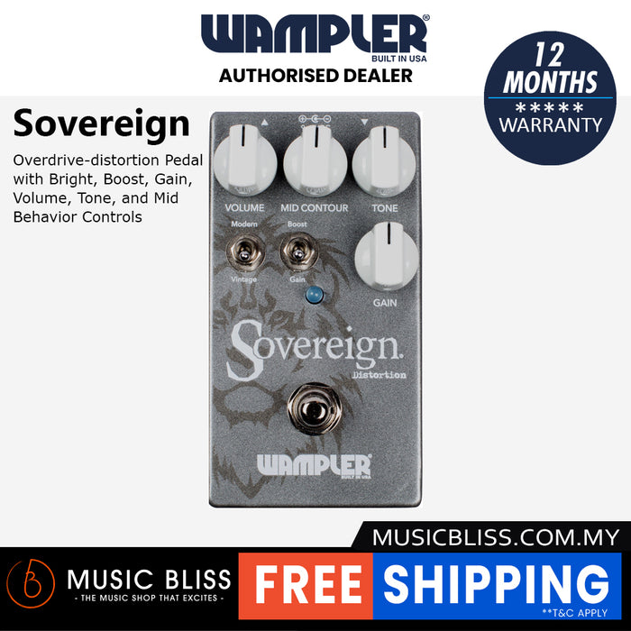 Wampler Sovereign Distortion Pedal