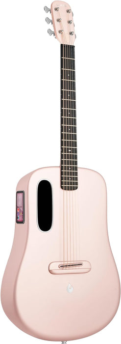 Lava ME 4 36″ Carbon Fiber Acoustic-Electric Guitar with Space Bag - Pink - Music Bliss Malaysia
